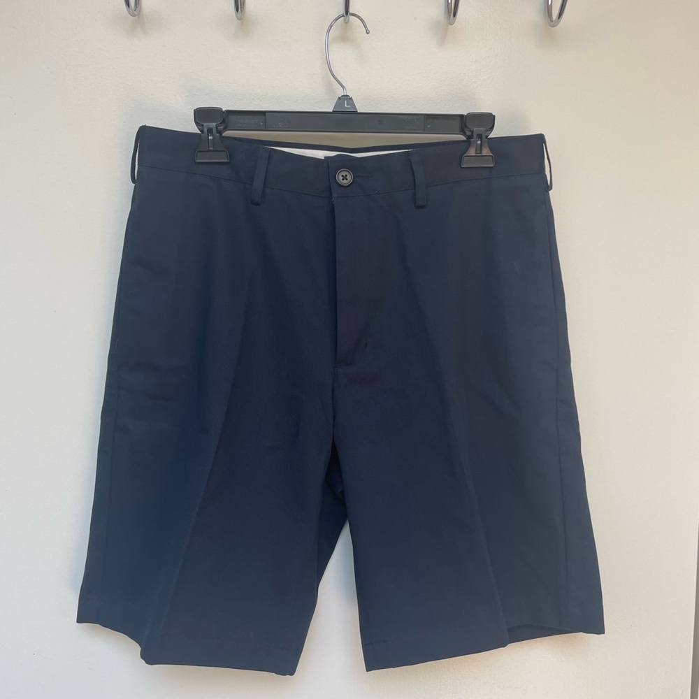 Lands' End Blue Flat Front Shorts